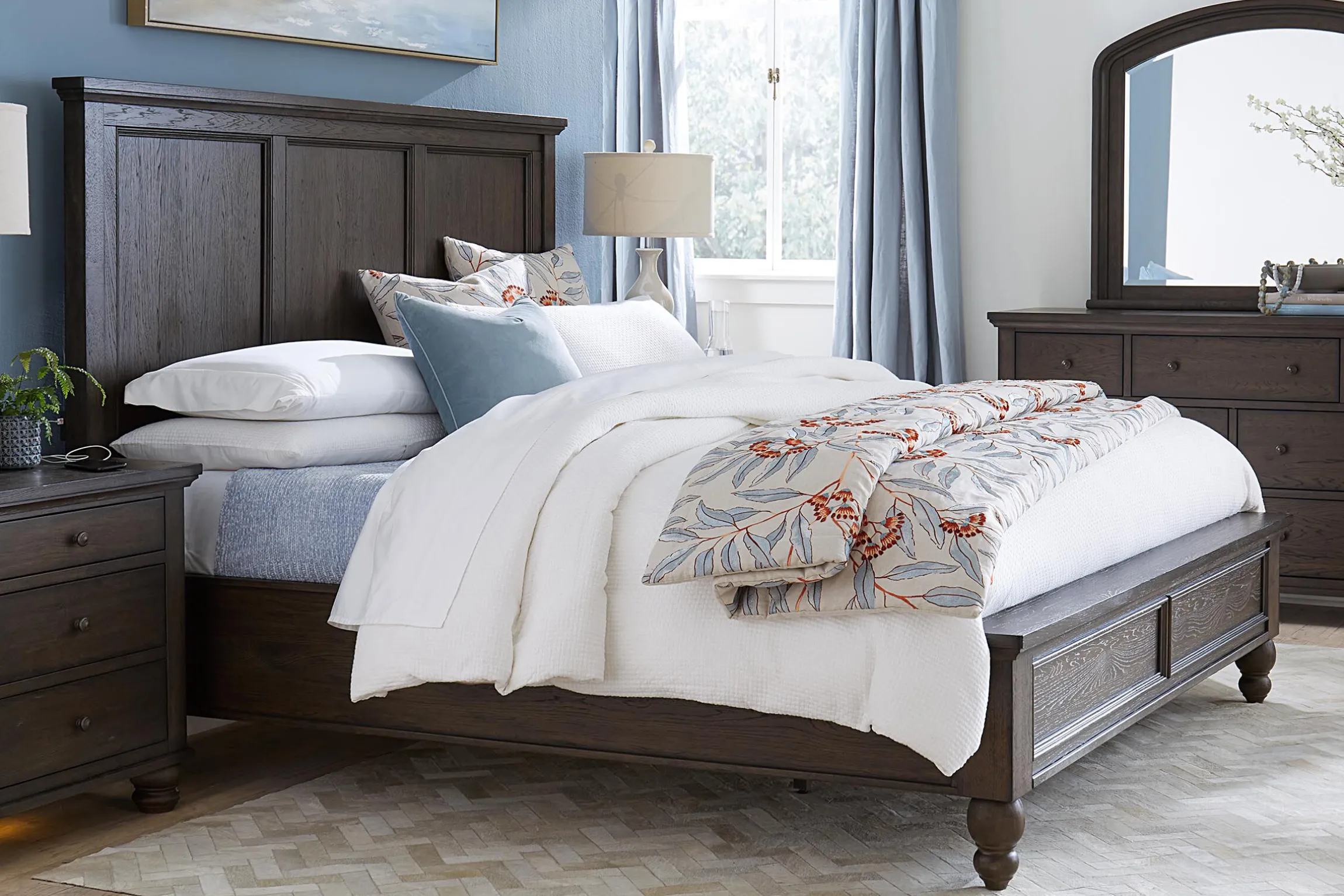 Aspen Home Cambridge Framed Panel Bed