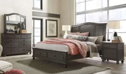 Aspen Home Oxford Sleigh Bed with Storage