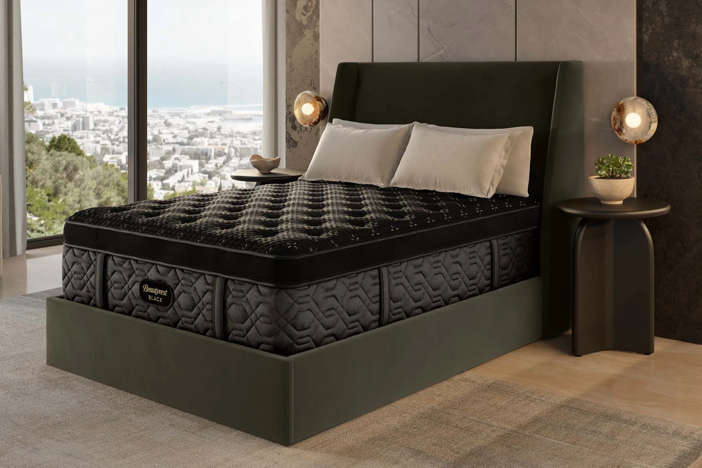 Beautyrest Black Series Four Medium Pillow Top Mattress 17.5"