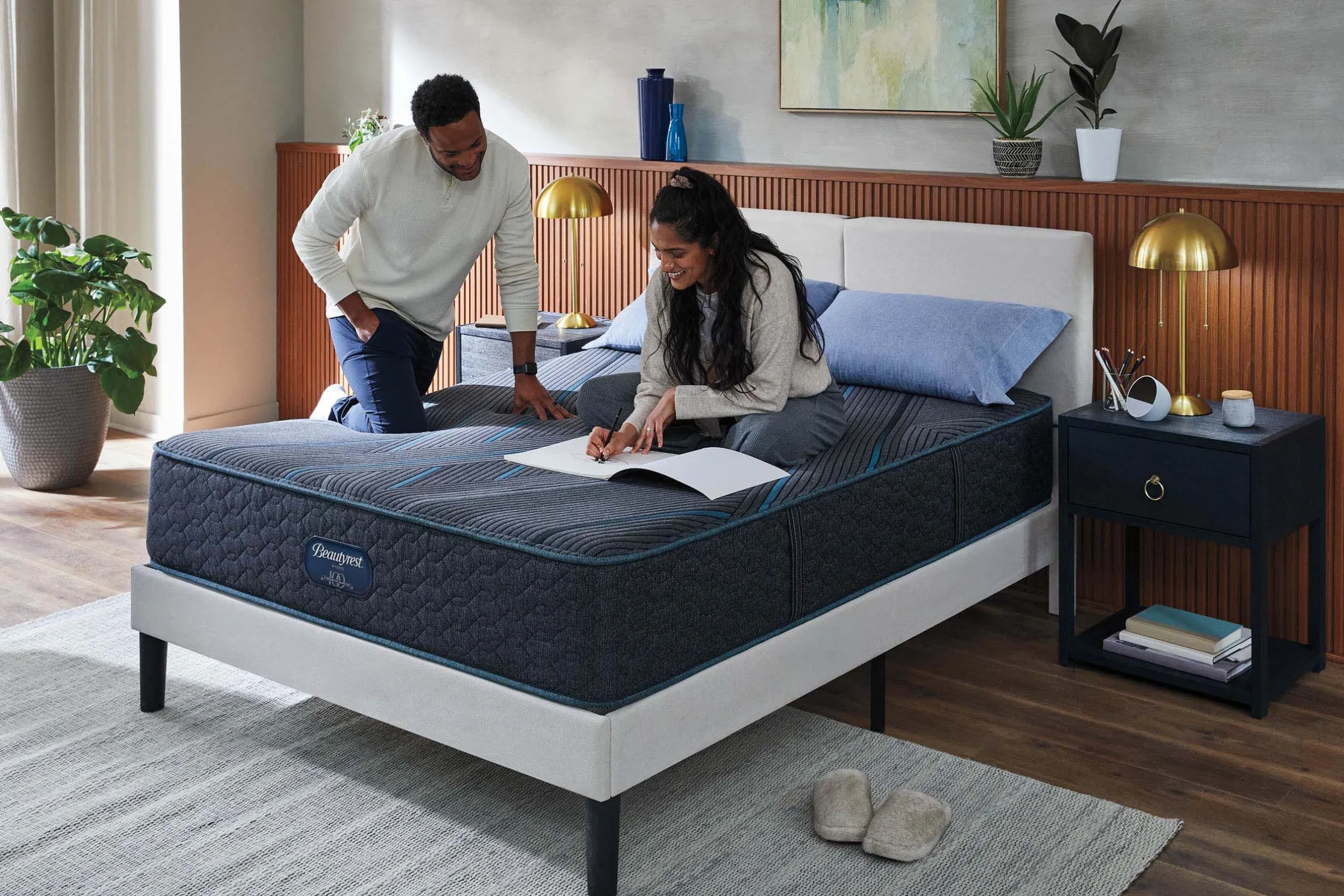 Beautyrest Hybrid Level 2 Medium Firm Mattress 12"