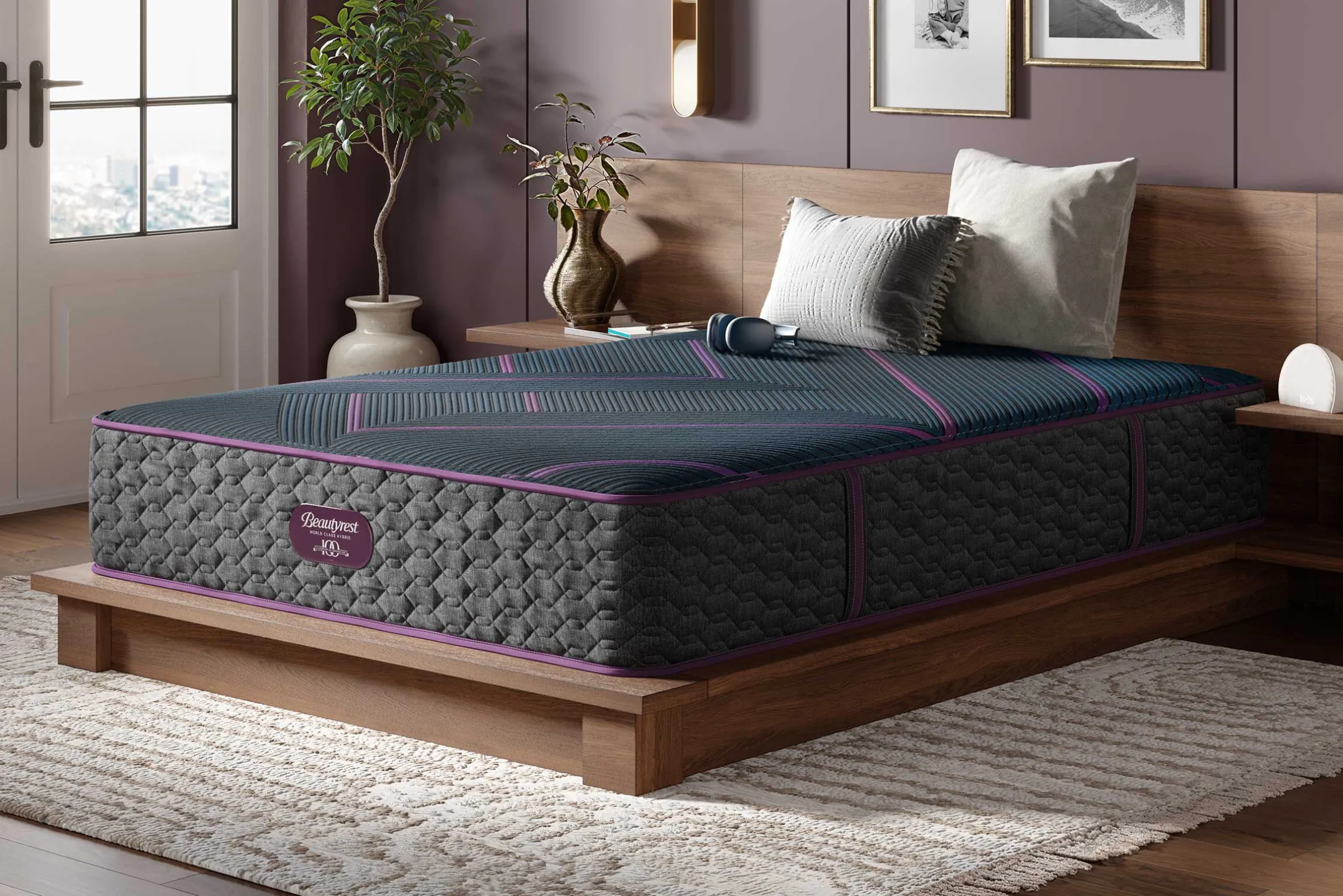 Beautyrest World Class Hybrid Level 3 Hybrid Firm Tight Top Mattress 13.25"