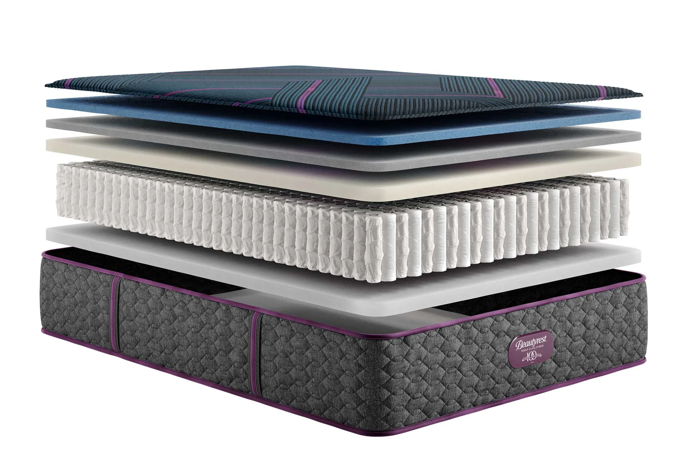 Beautyrest World Class Hybrid Level 3 Hybrid Firm Tight Top Mattress 13.25"