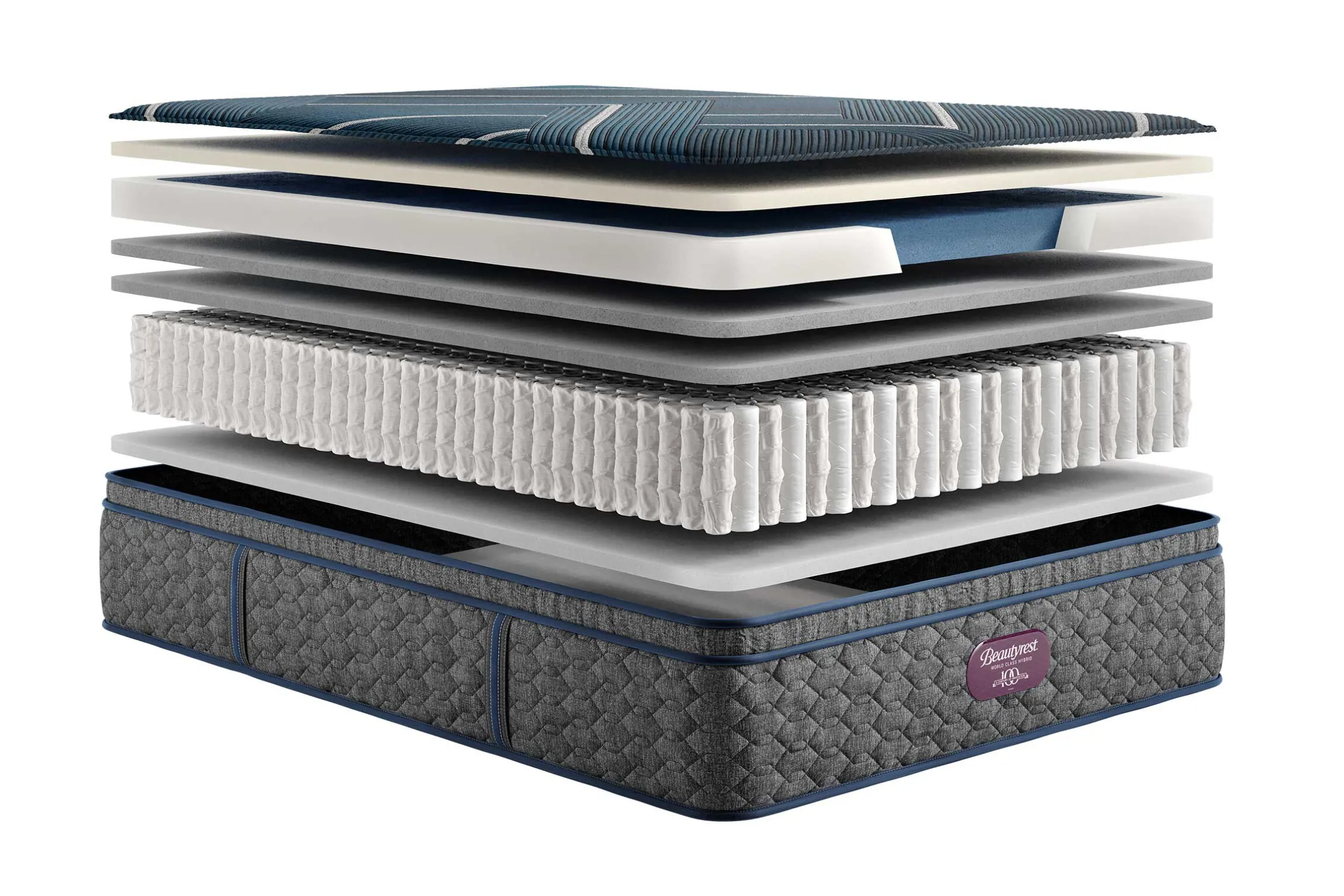 Beautyrest World Class Hybrid Level 4 Hybrid Medium Apex Pillow Top Mattress 14.25"