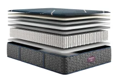 Beautyrest World Class Hybrid Level 4 Hybrid Plush Tight Top Mattress 13.5"