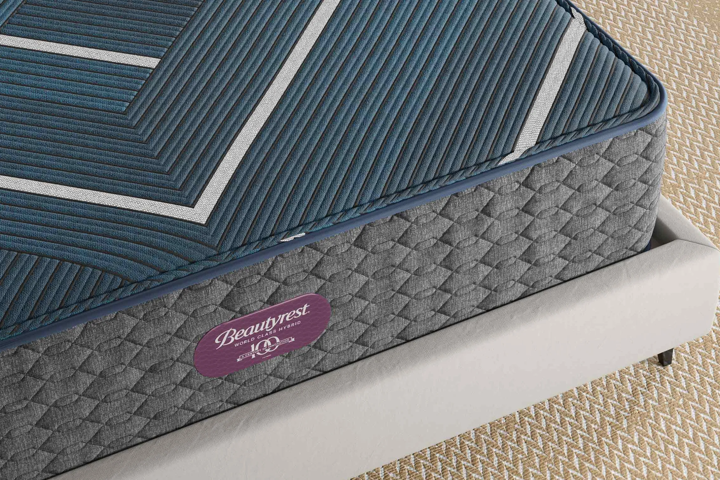 Beautyrest World Class Hybrid Level 4 Hybrid Plush Tight Top Mattress 13.5"