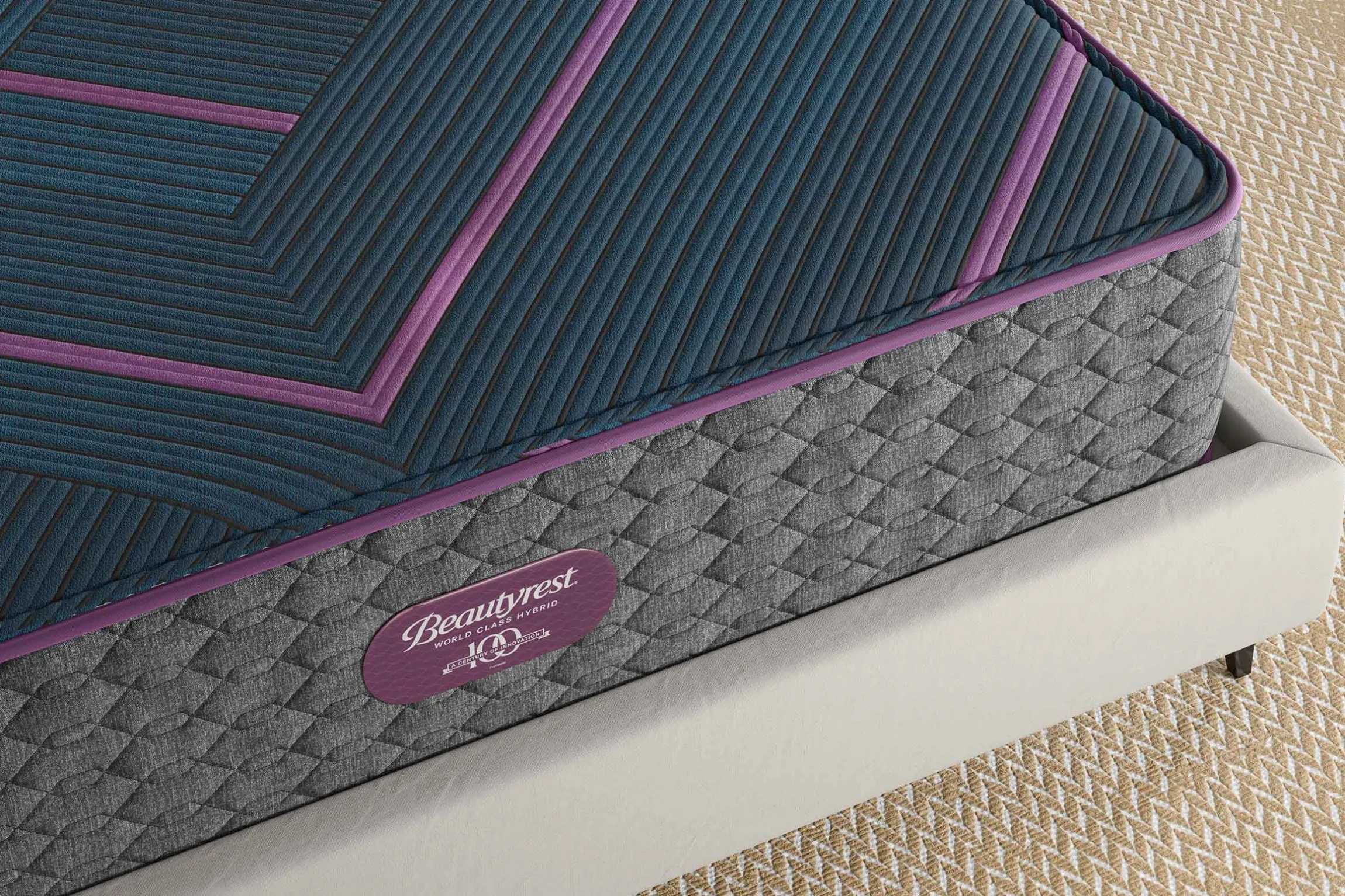 Beautyrest World Class Hybrid Level 3 Hybrid Medium Tight Top Mattress 13.25"