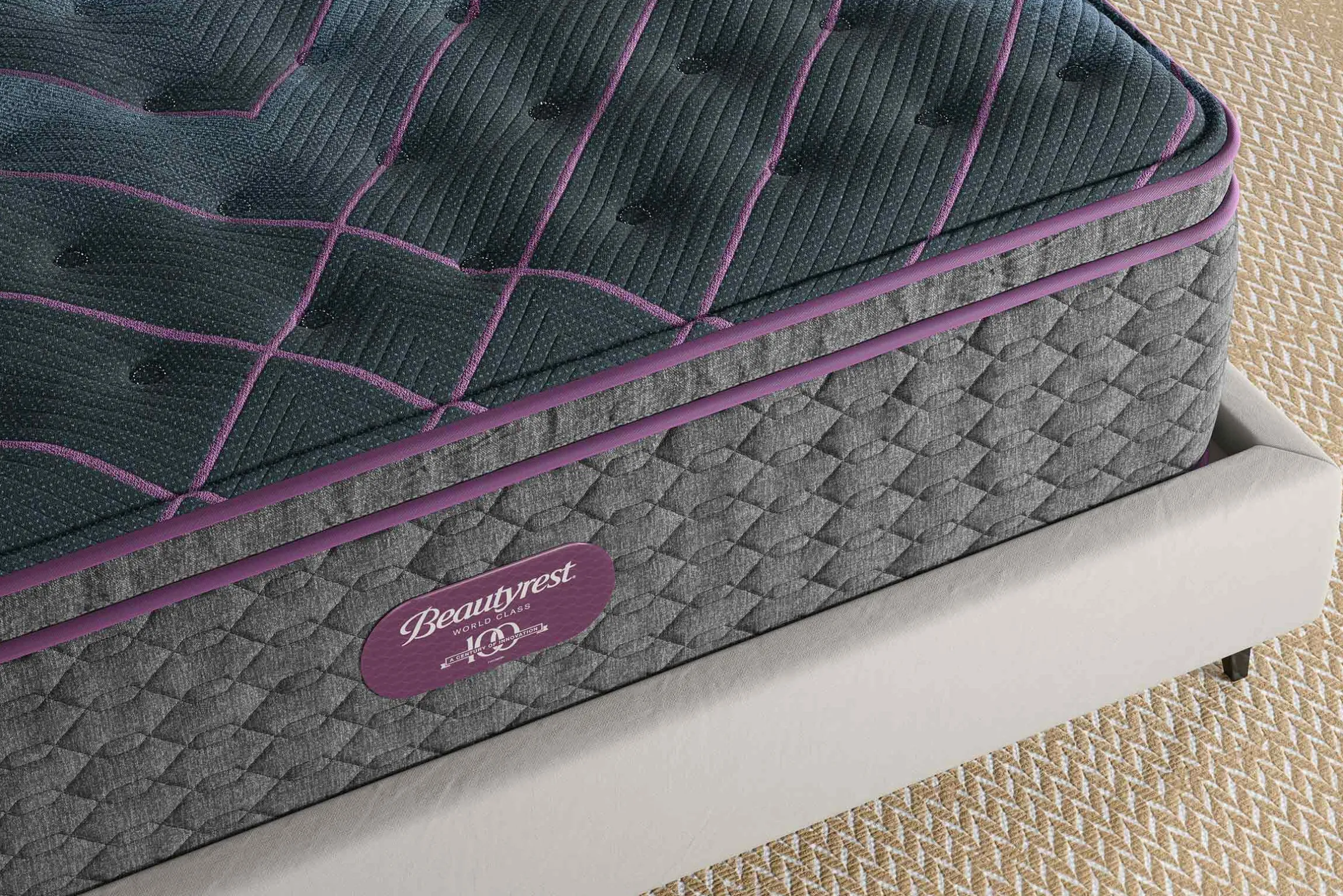 Beautyrest World Class Level 3 Medium Pillow Top Mattress 15.75"