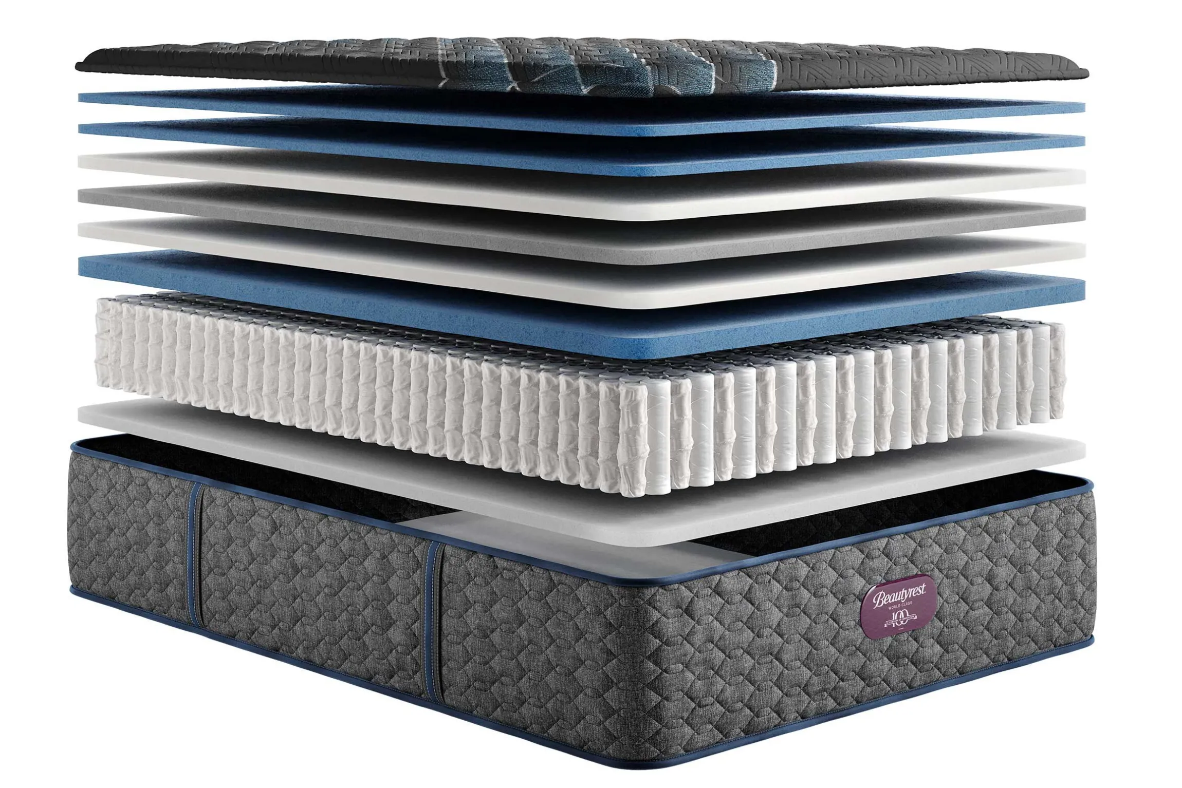 Beautyrest World Class Level 4 Medium Tight Top Mattress 15"