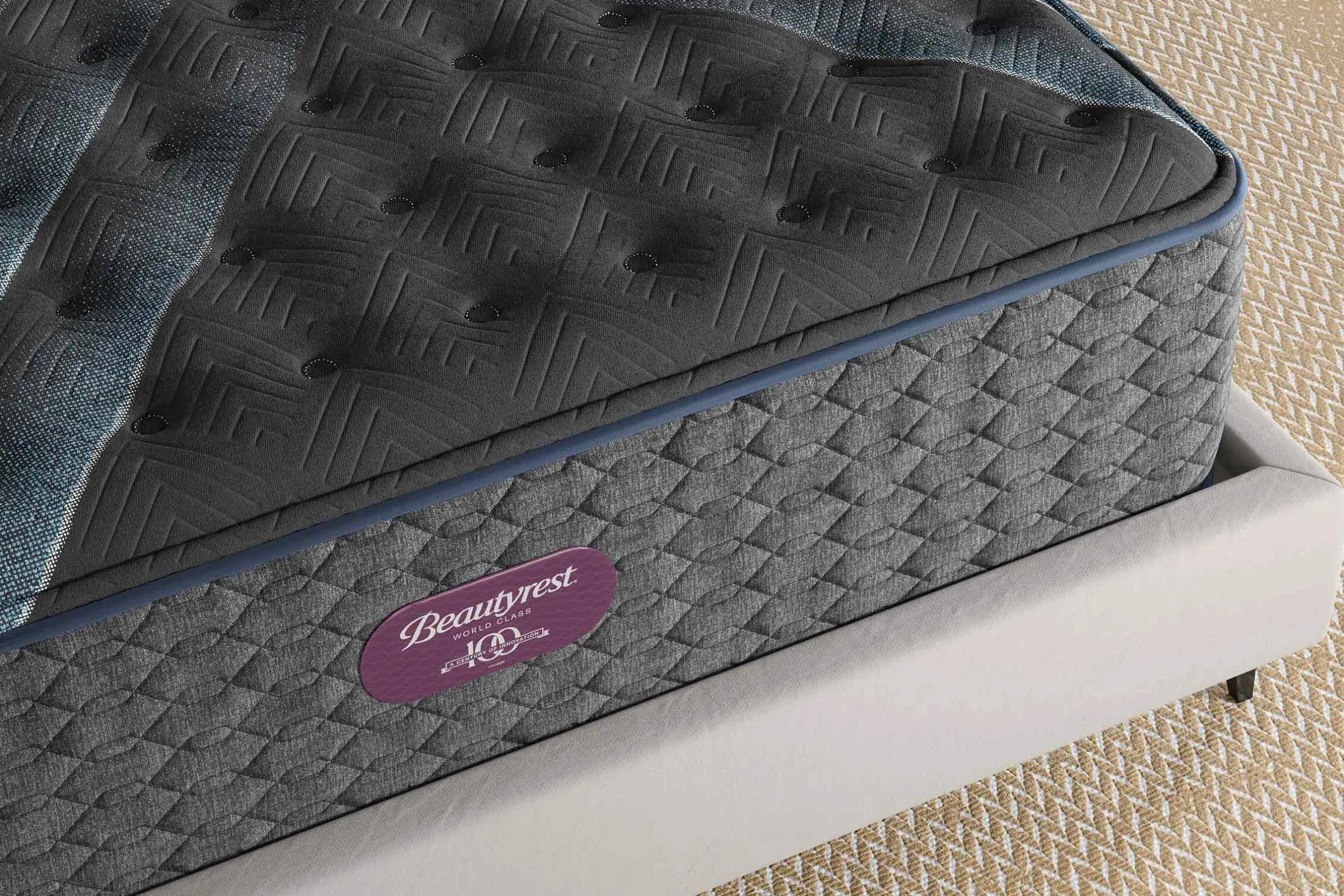 Beautyrest World Class Level 4 Medium Tight Top Mattress 15"