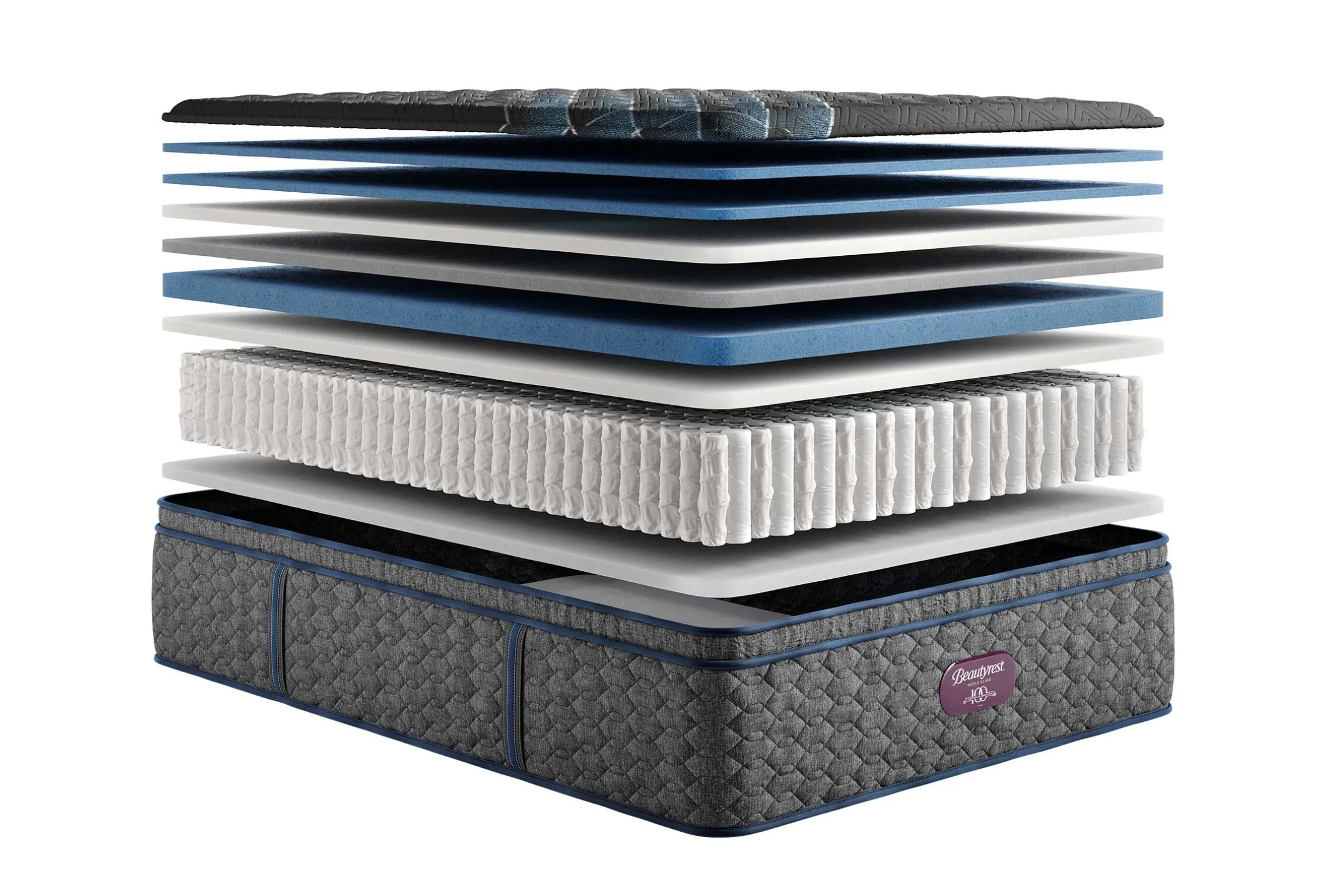 Beautyrest World Class Level 4 Firm Pillow Top Mattress 16.25"