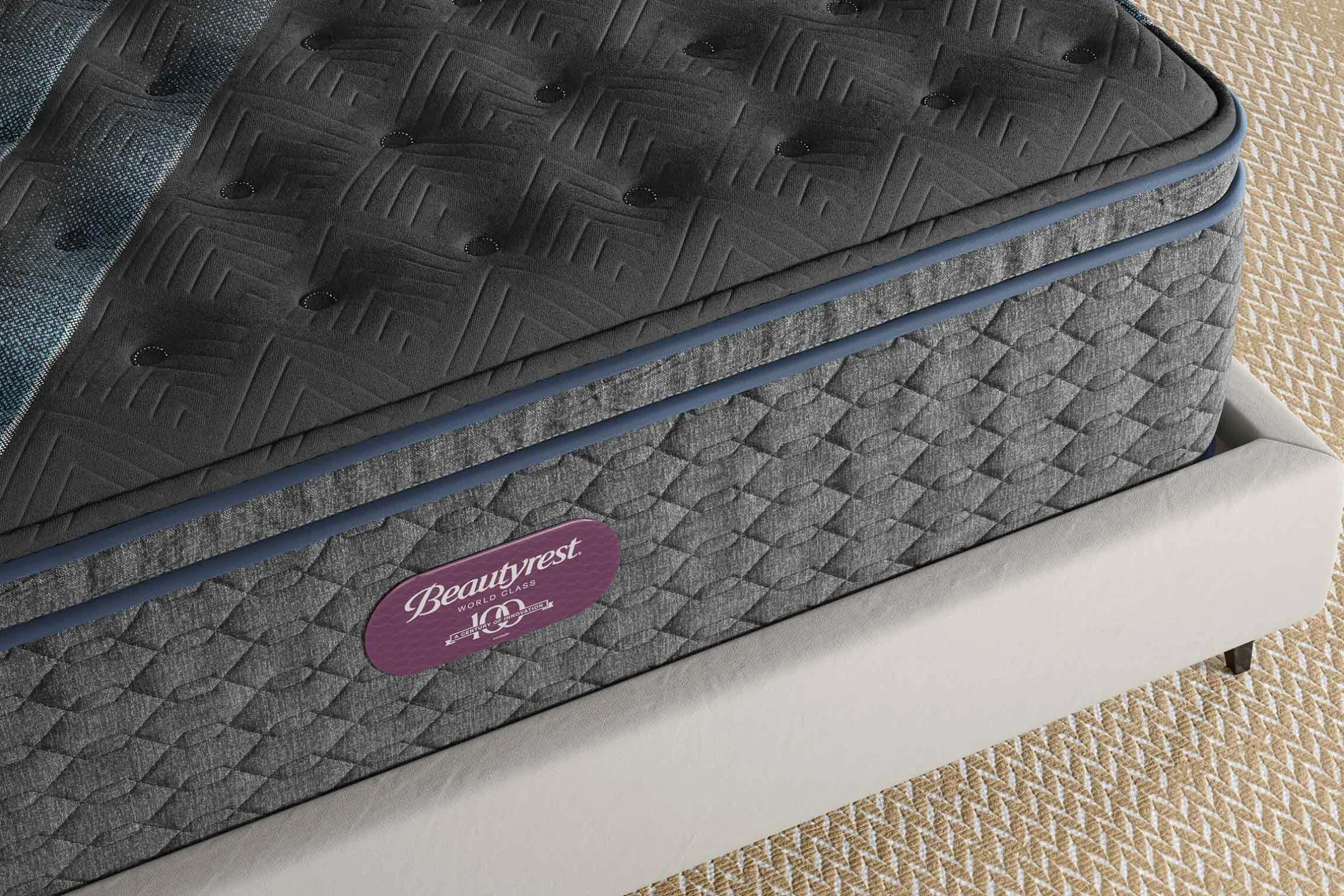 Beautyrest World Class Level 4 Firm Pillow Top Mattress 16.25"
