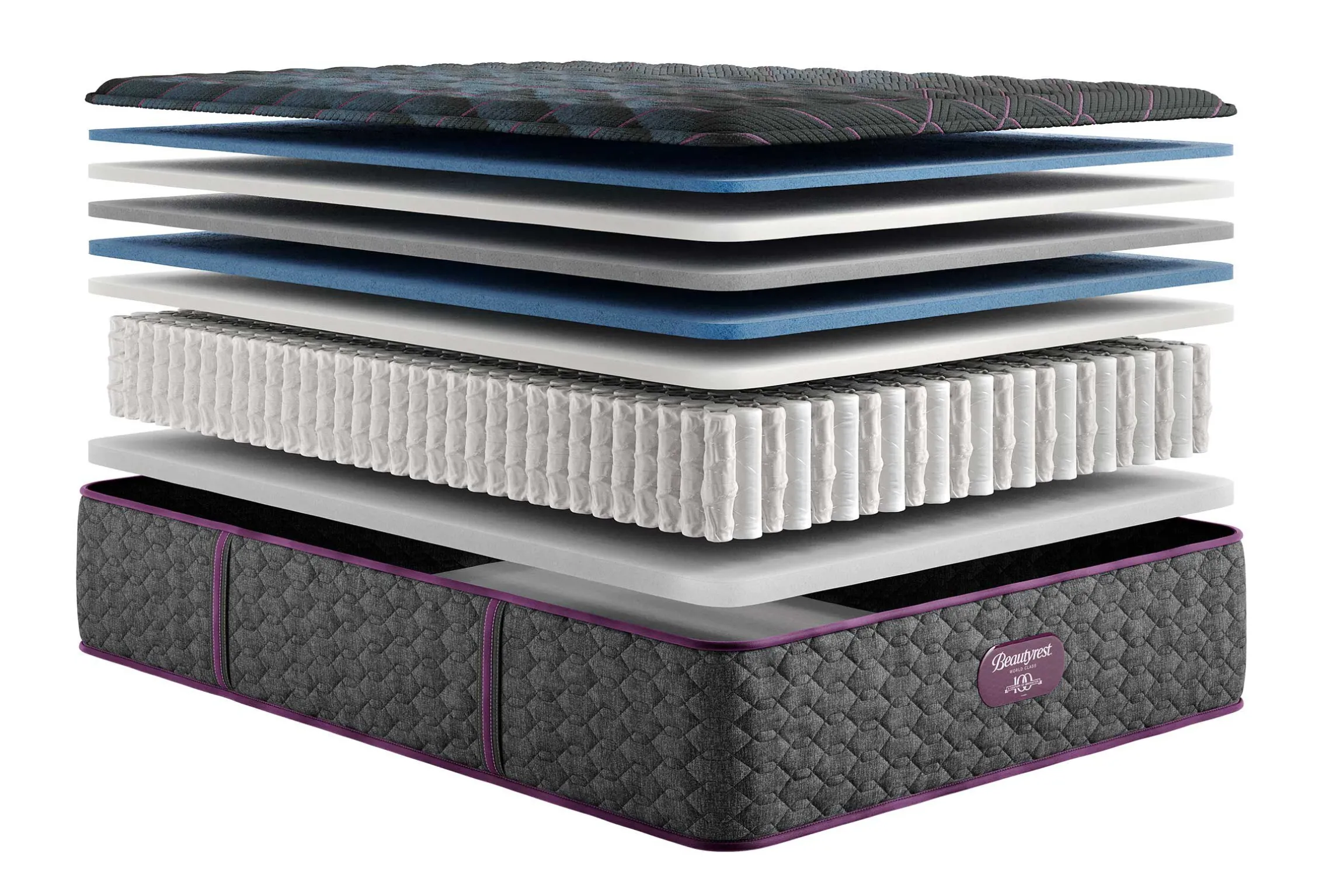 Beautyrest World Class Level 3 Medium Firm Mattress 14.5"