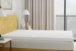 BED-TECH 3 Inch Gel Memory Foam Topper with Cover