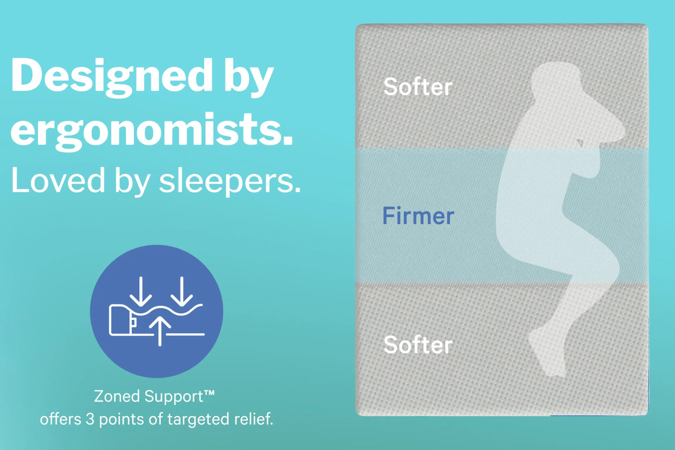 Casper Snow Medium Firm Mattress 12"