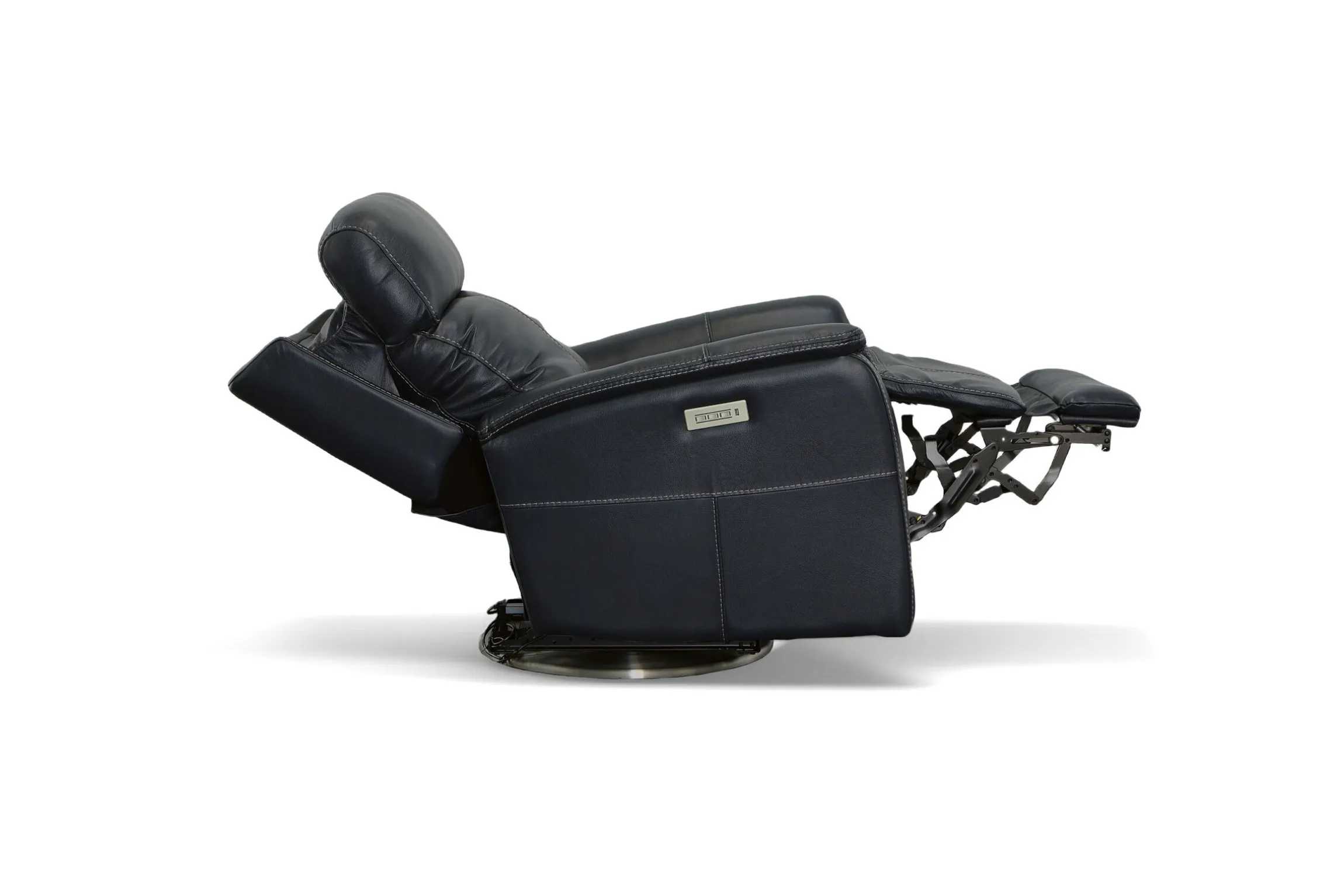 Flexsteel MOV 360 View Swivel Power Recliner w/Power Headrest And Lumbar