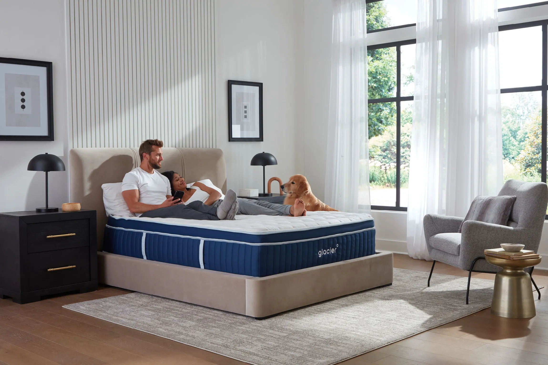 Glacier Apex Hybrid Plush Euro-Top Mattress 14"