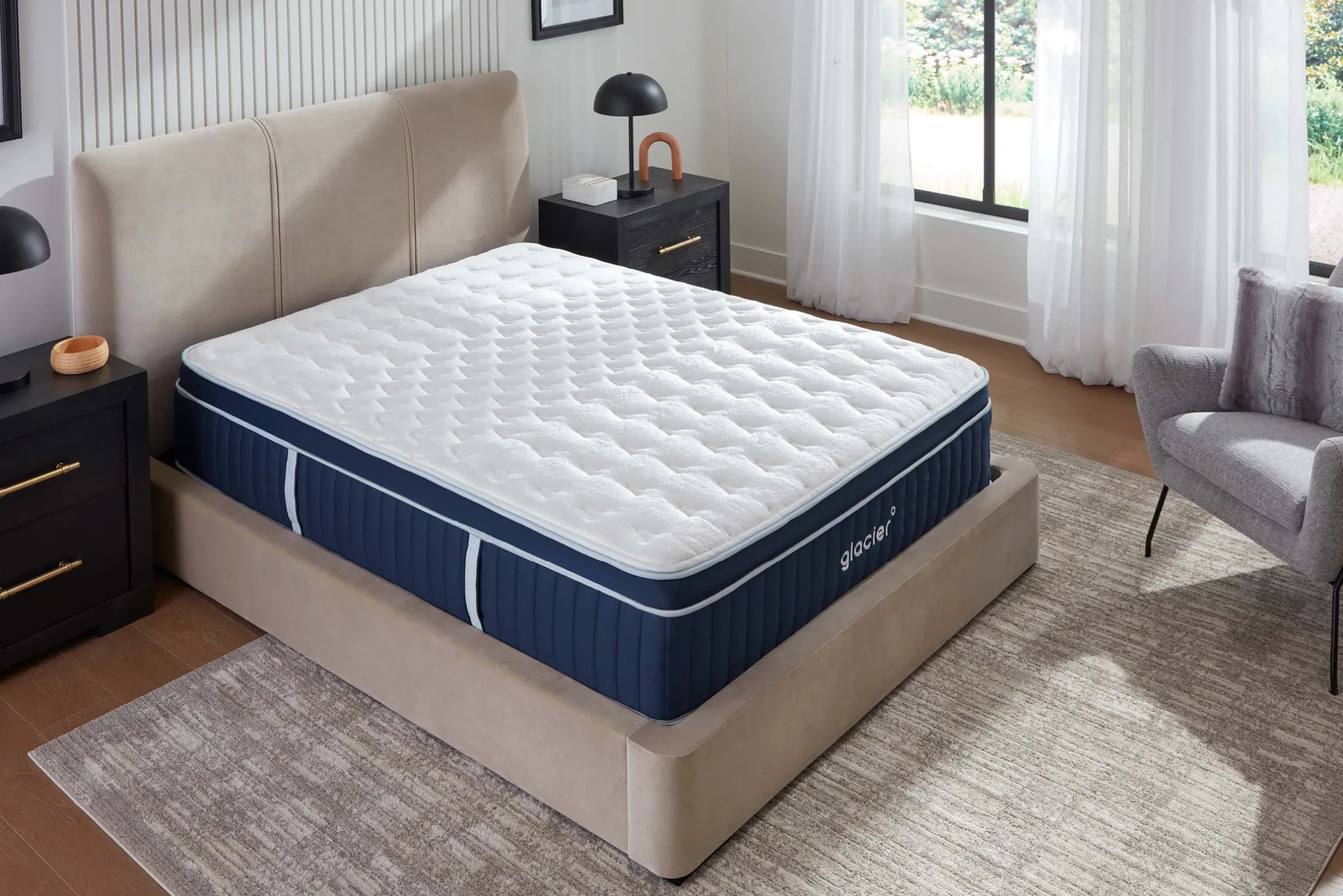 Glacier Apex Hybrid Plush Euro-Top Mattress 14"