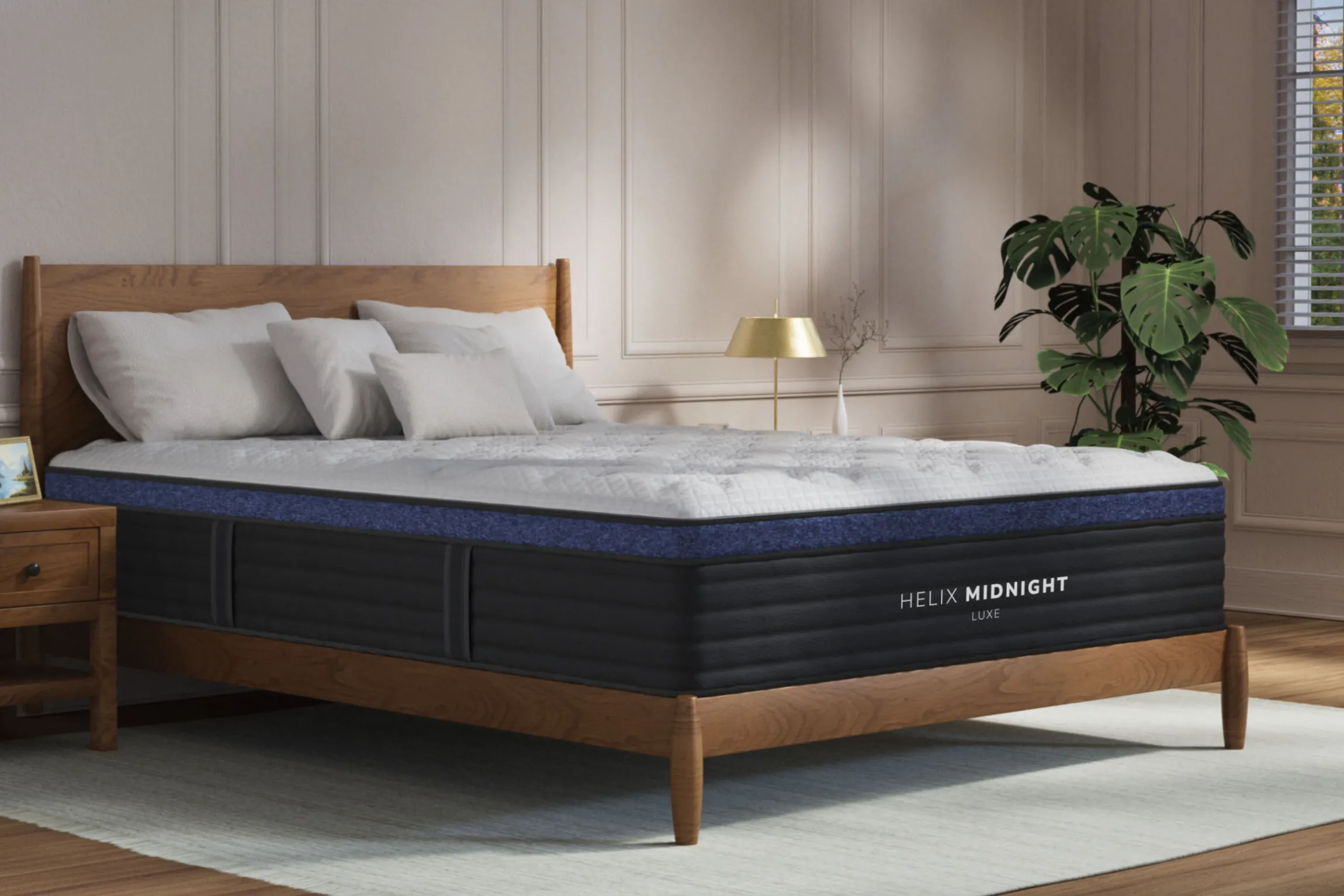 Helix Luxe Midnight Medium Euro-Top Mattress 13.5"