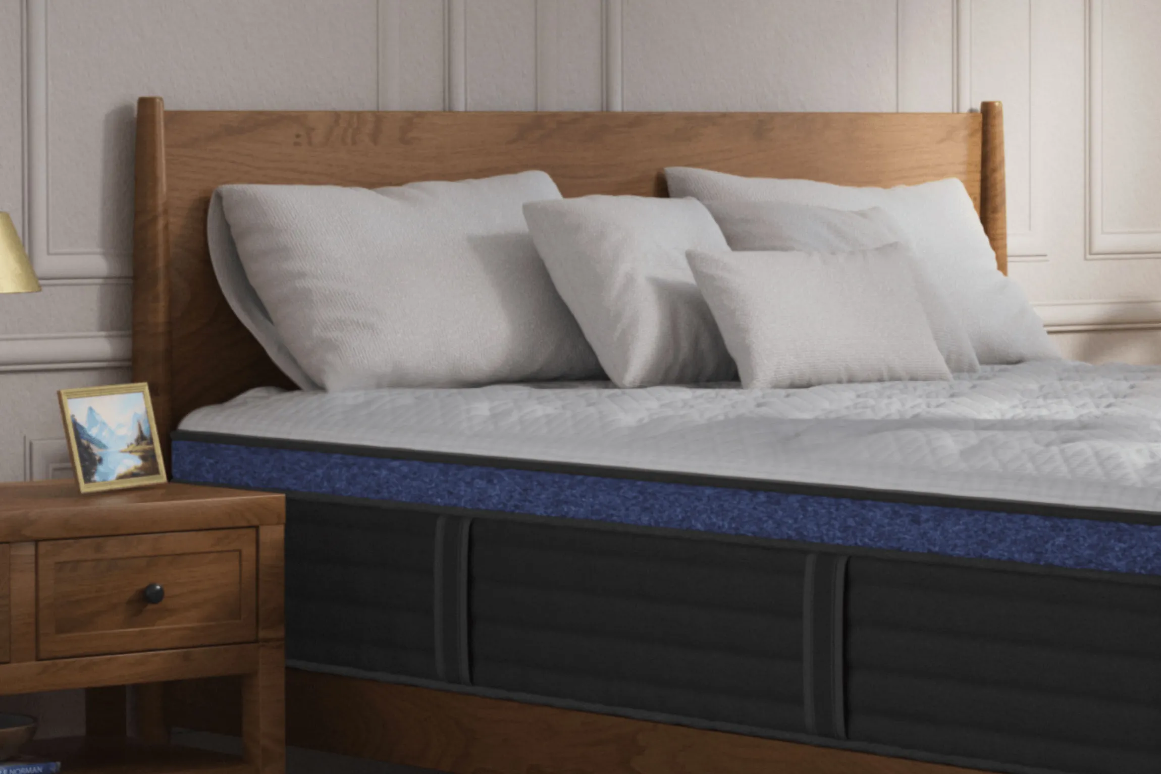 Helix Luxe Midnight Medium Euro-Top Mattress 13.5"