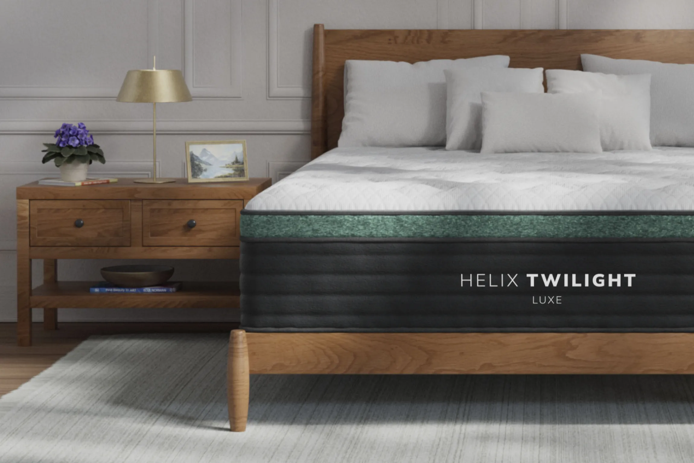 Helix Luxe Twilight Firm Euro-Top Mattress 13.5"