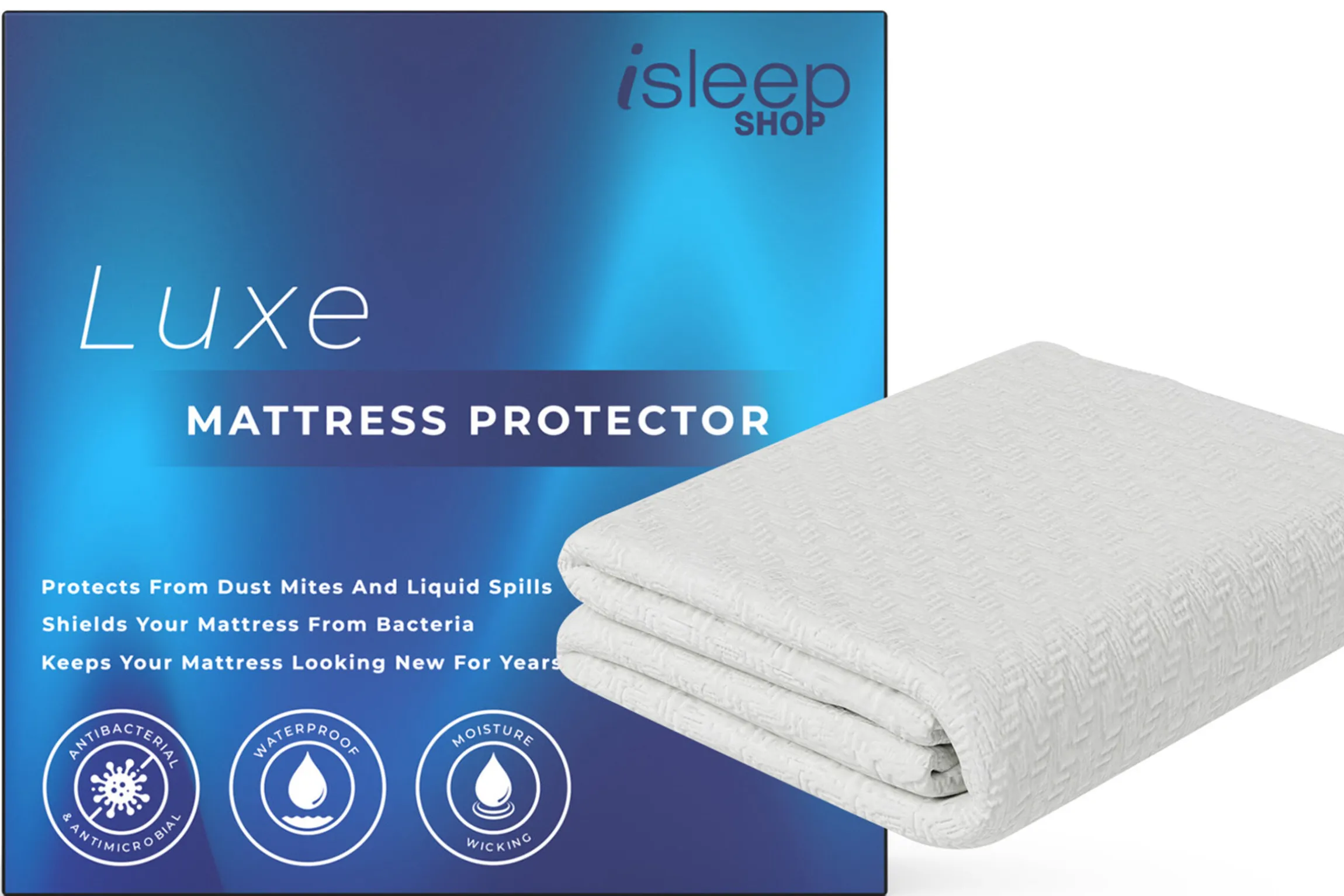 iSleep Shop Luxe Mattress Protector
