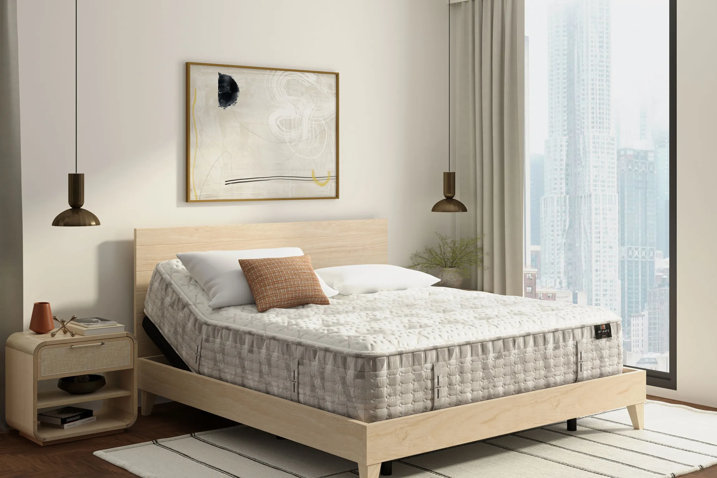 King Koil Intimate Handcrafted Culver Medium Euro-Top Mattress 15.25"