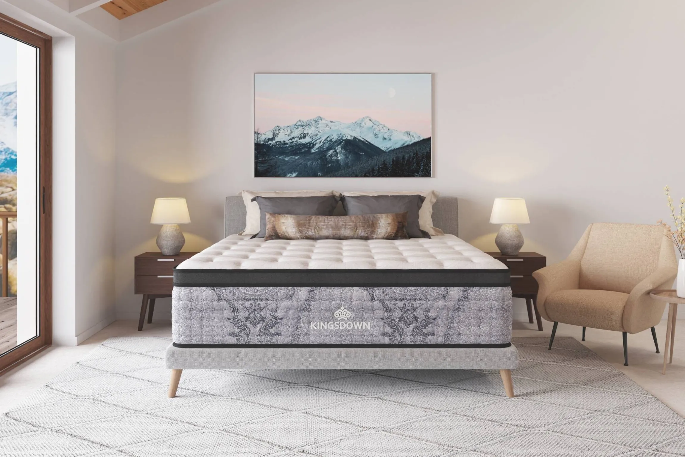 Kingsdown Millhaven Plush Euro-Top Mattress 15.5"