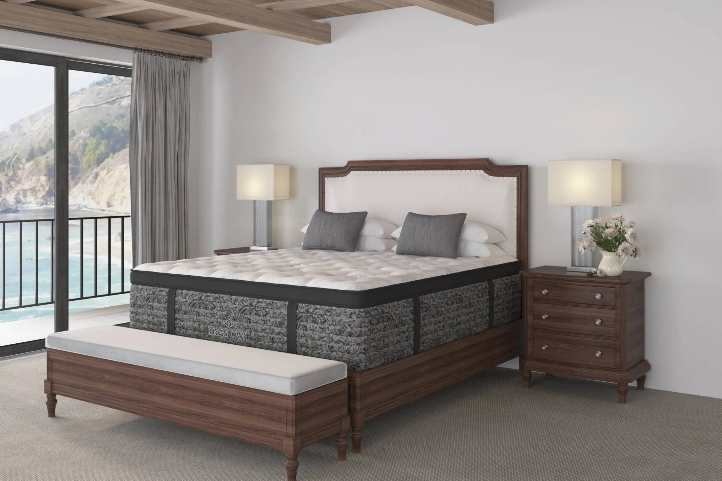 Kingsdown Rosepine Plush Euro-Top Mattress 17"