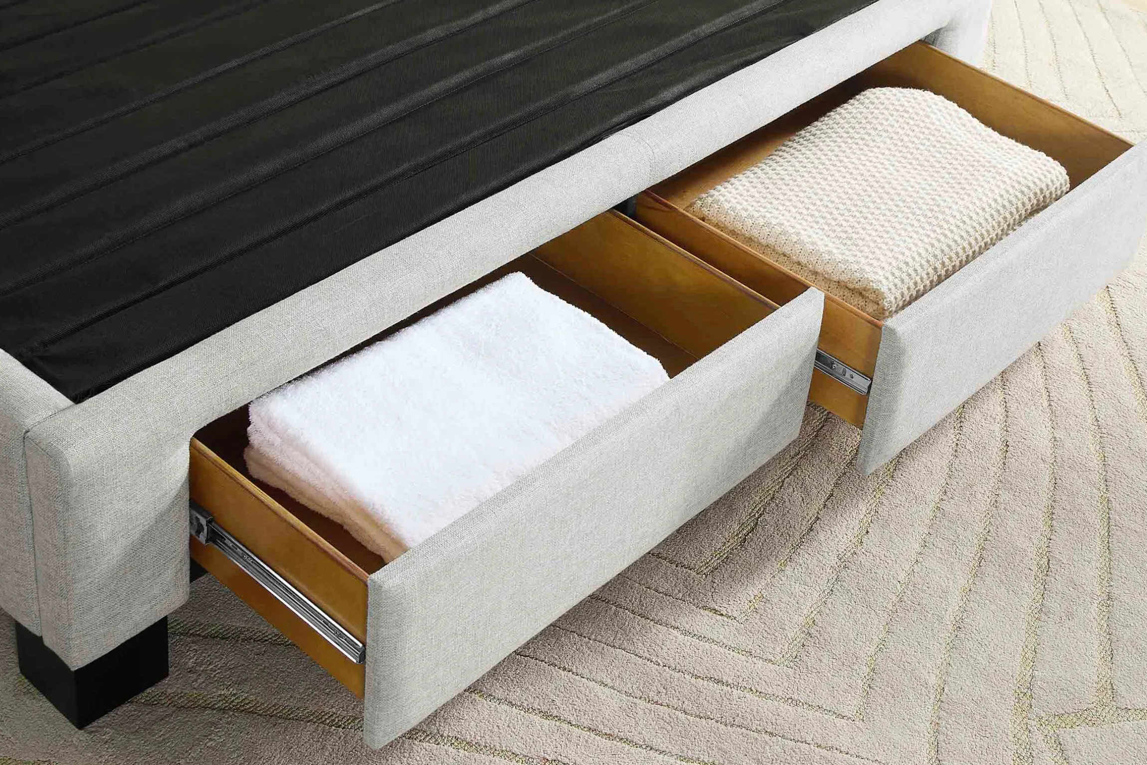 Legends Home Modern Storage Bed Complete