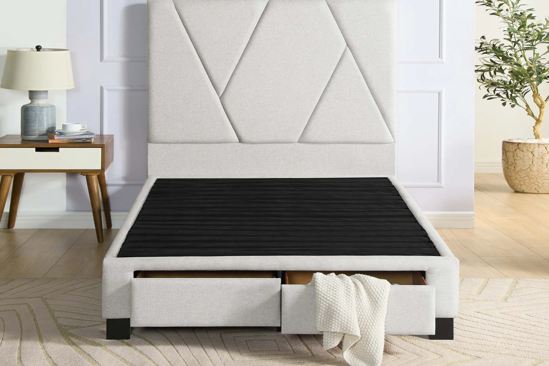 Legends Home Modern Storage Bed Complete