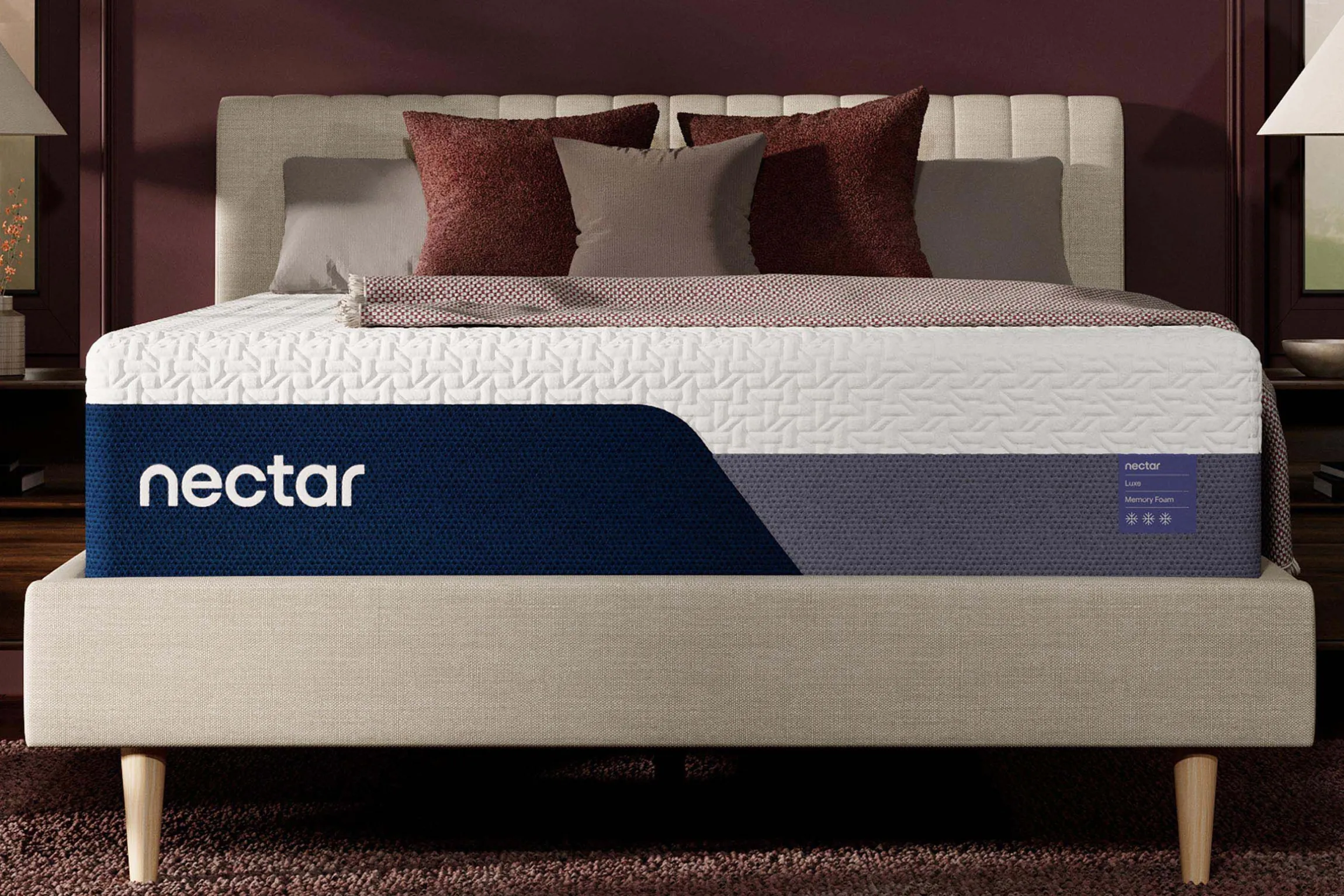 Nectar Luxe Memory Foam Luxury Firm Mattress 14"