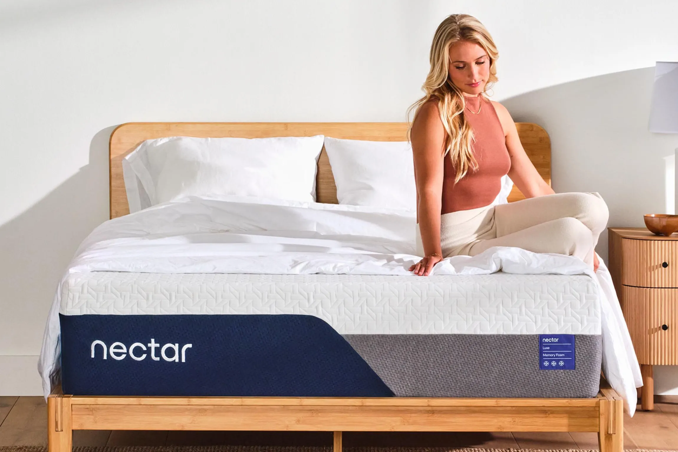 Nectar Luxe Memory Foam Luxury Firm Mattress 14"