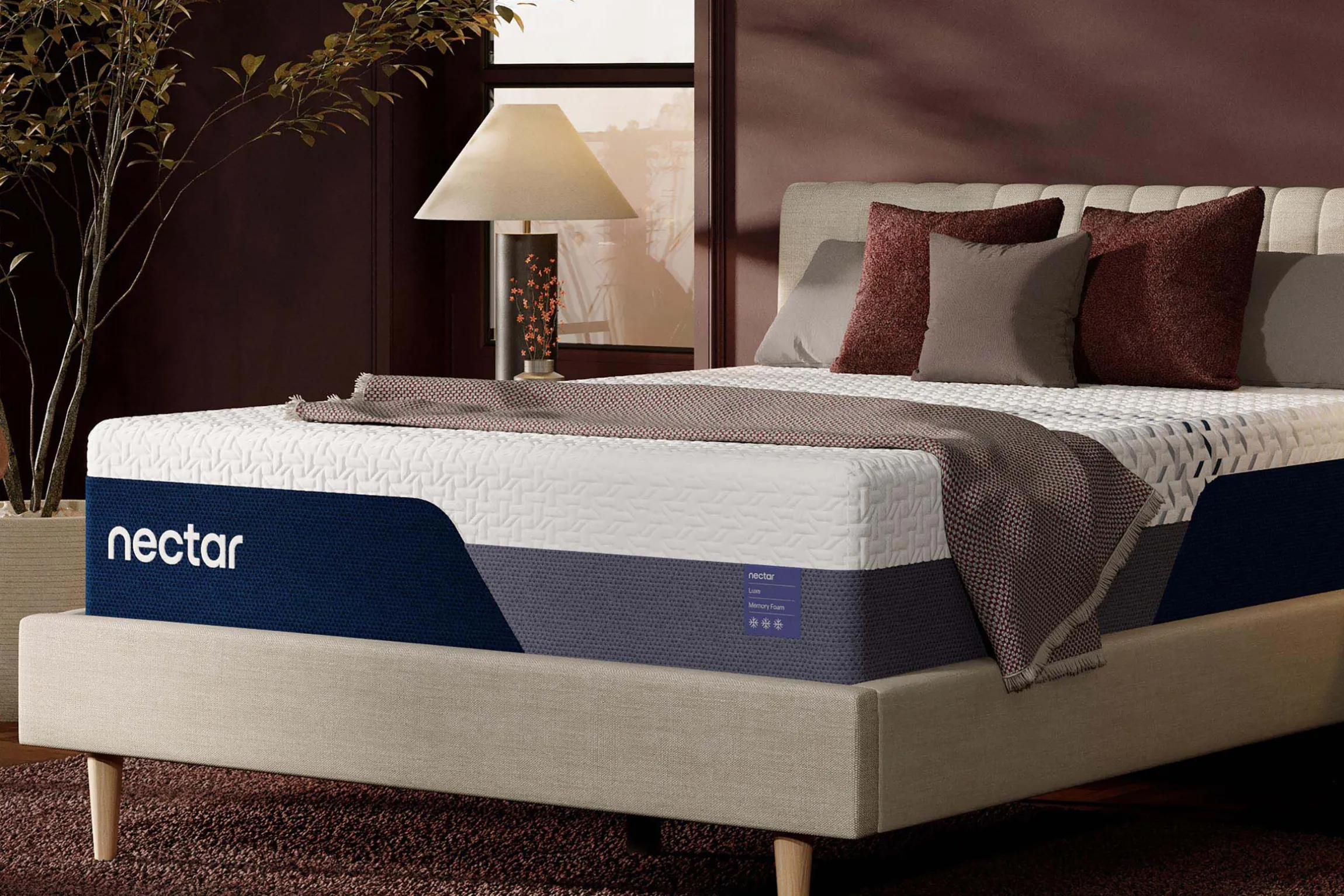 Nectar Luxe Memory Foam Luxury Firm Mattress 14"