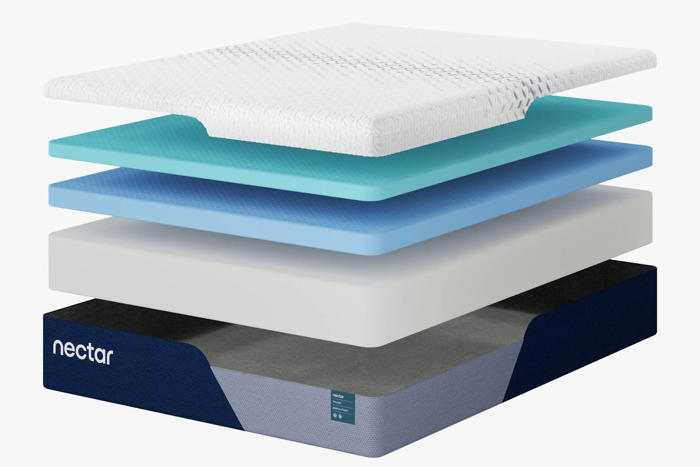 Nectar Premier Memory Foam Medium Firm Mattress 13"