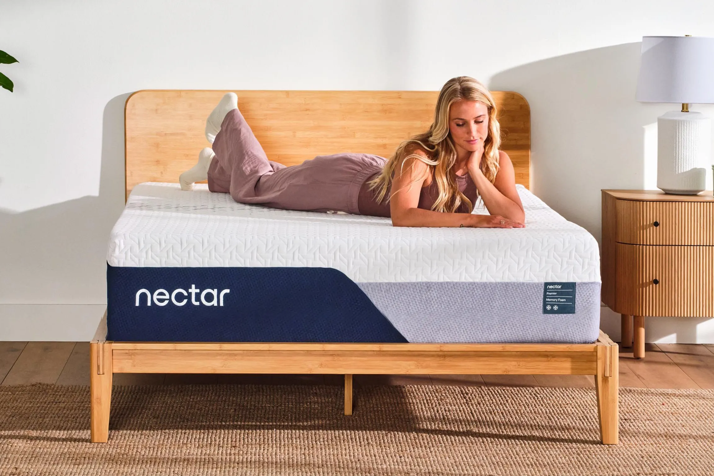 Nectar Premier Memory Foam Medium Firm Mattress 13"