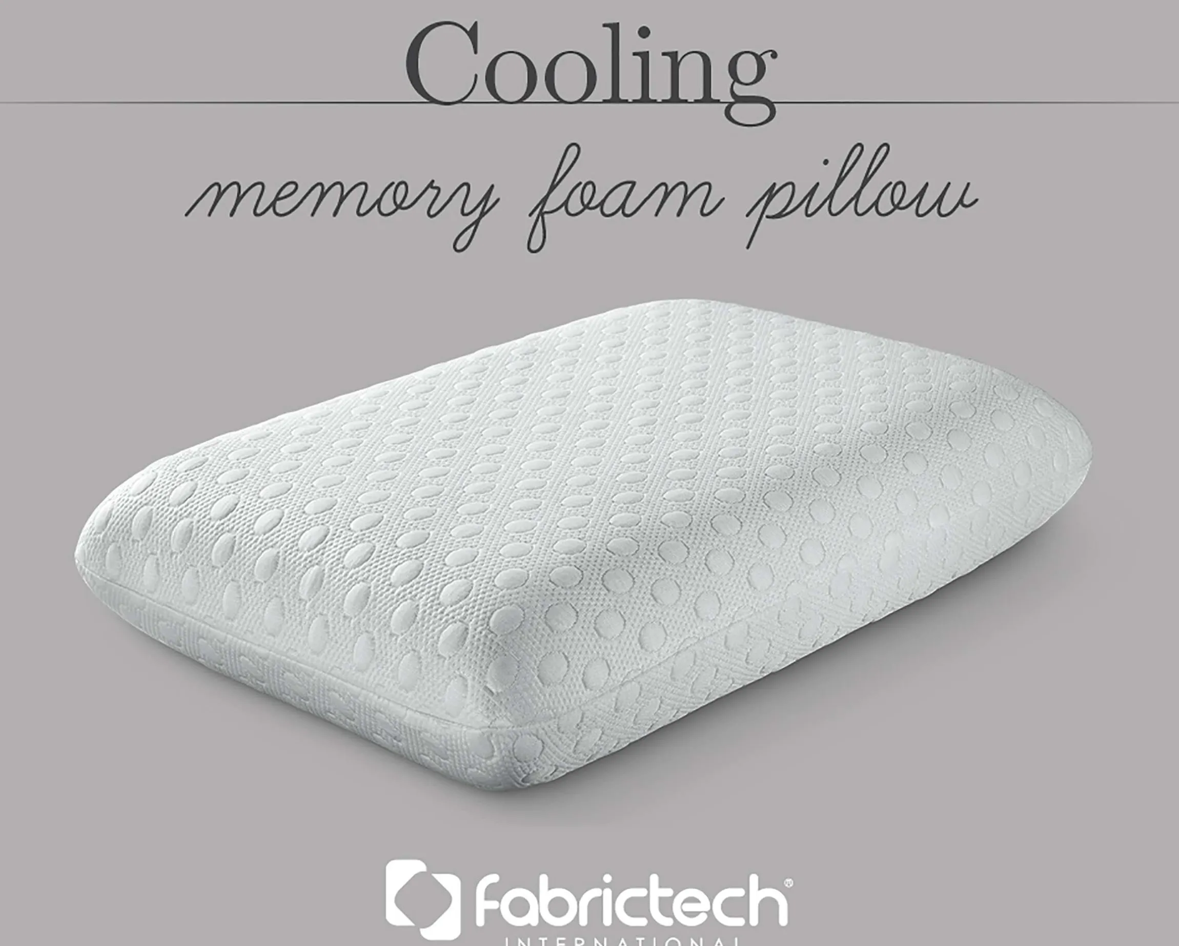 Purecare Fabrictech Cooling Memory Foam Pillow