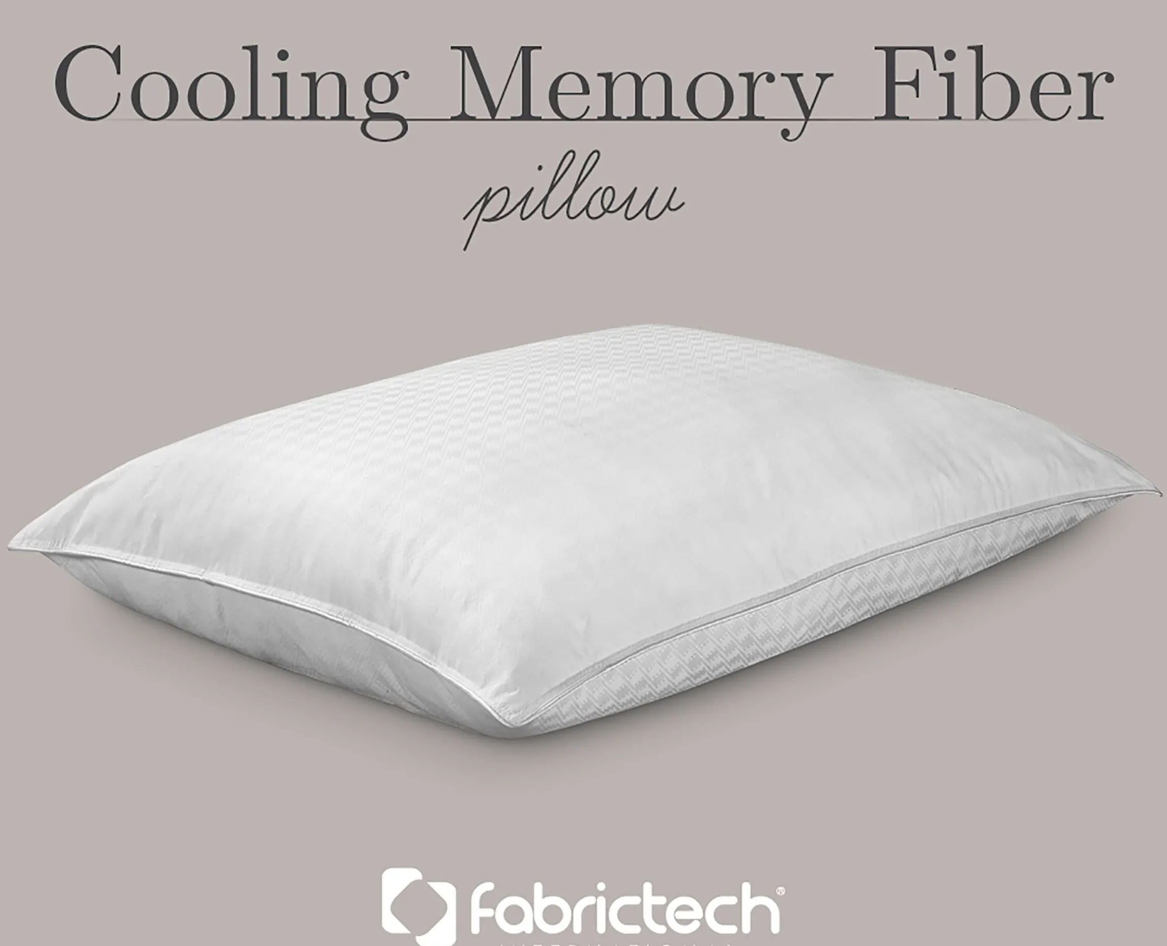 Purecare Fabrictech Cooling Memory Fiber Pillow