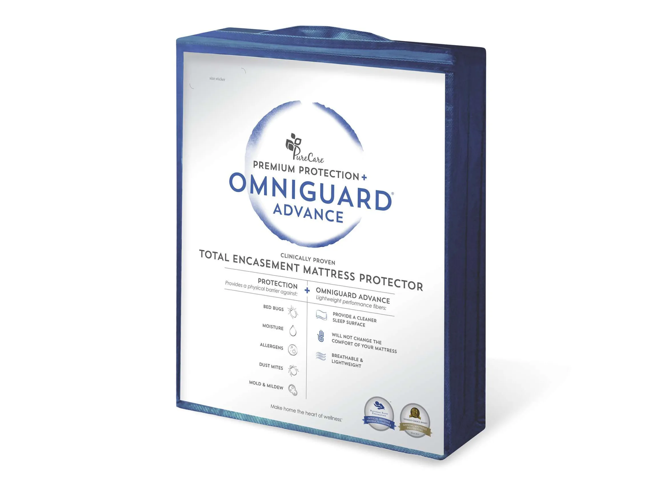 Purecare OmniGuard Advance Total Encasement Mattress Protector