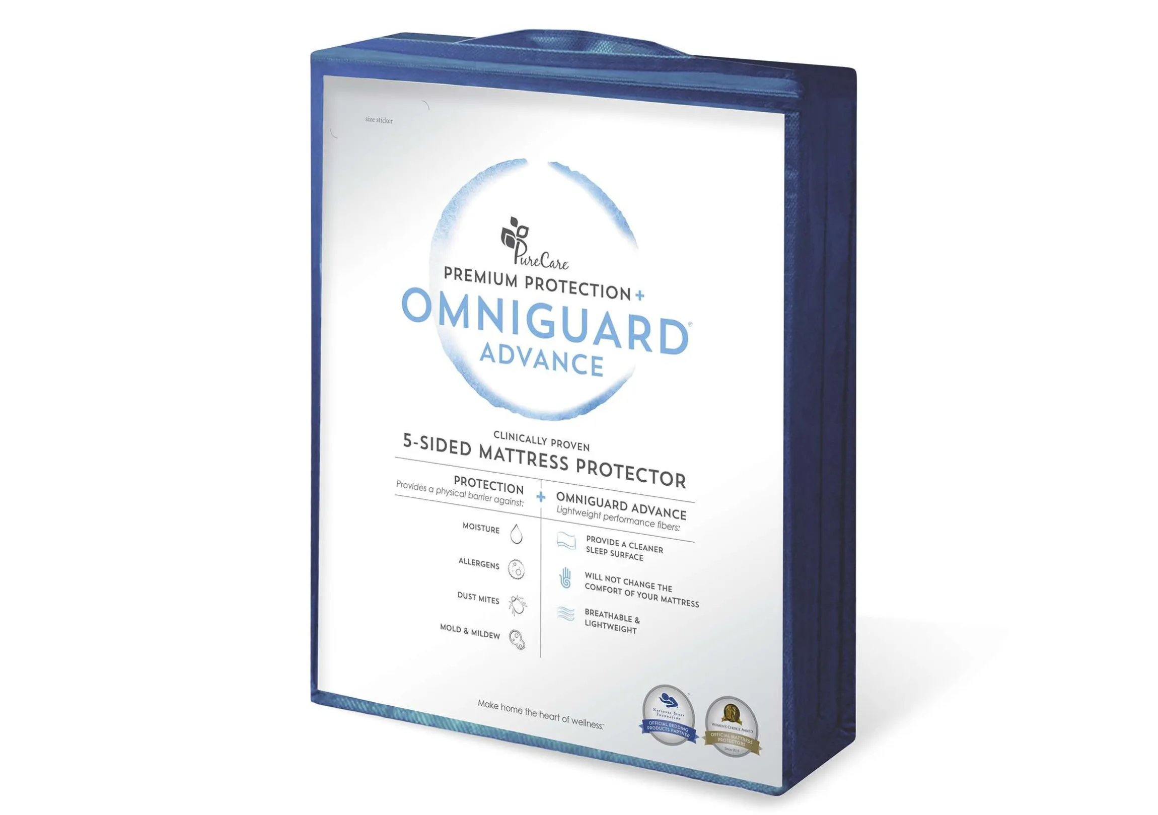Purecare OmniGuard 5-Sided Mattress Protector