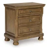 Signature Design Feddinger 2 Drawer Nightstand