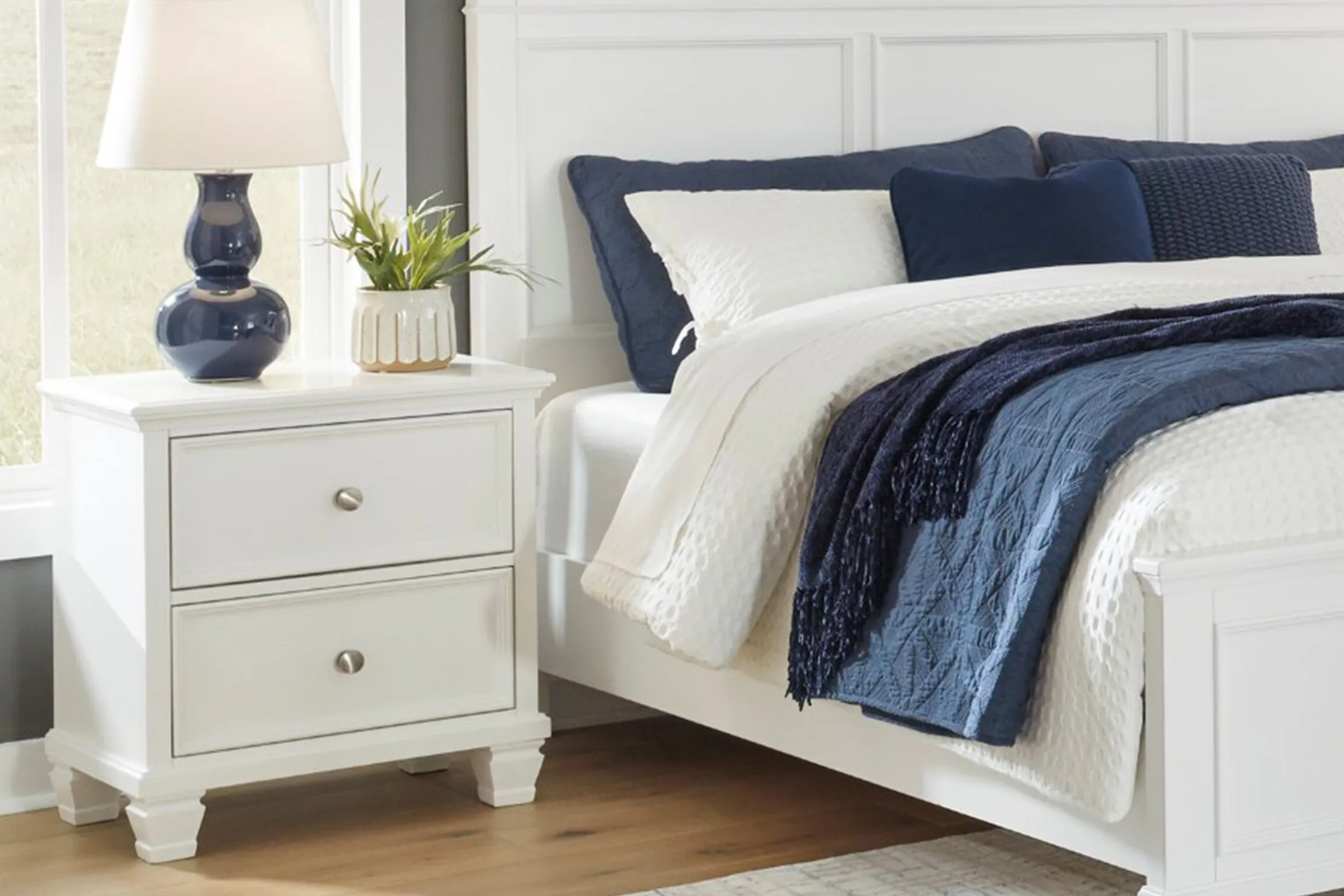 Signature Design Fortman 2 Drawer Nightstand