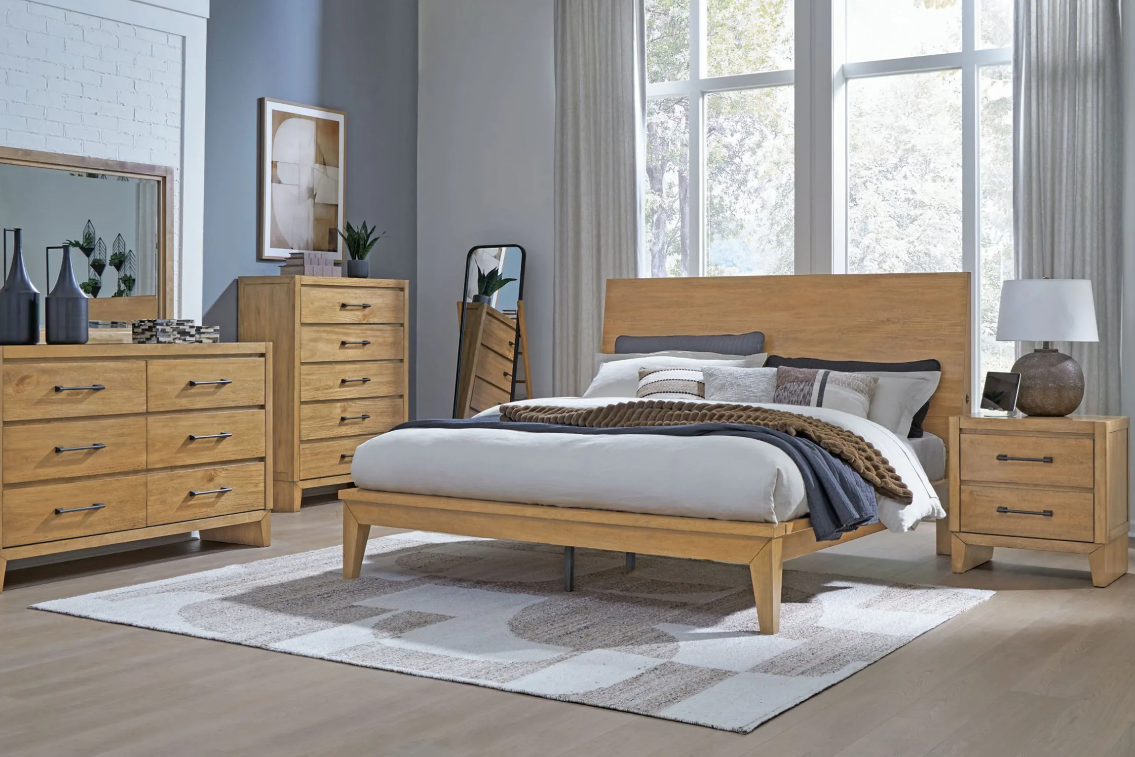 Signature Design Sherbana Panel Bed Complete
