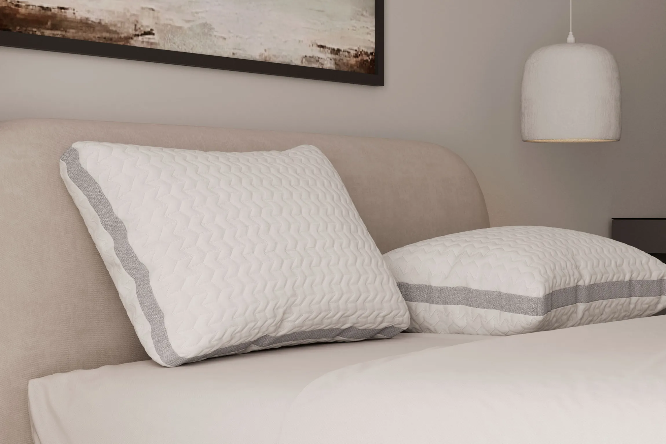 Sleep Partner ZZZ Cozy Cloud Pillow, 2-Pack