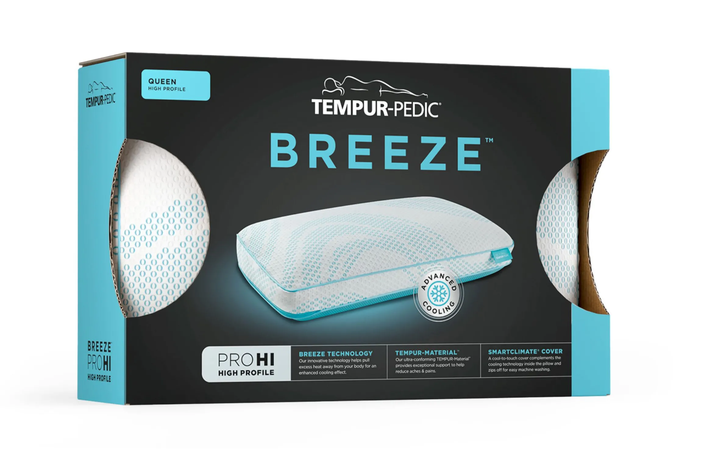 Tempur-Pedic Breeze ProHi 2.0 Pillow