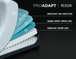 Tempur-Pedic TEMPUR-ProAdapt Previous Generation Medium Mattress 12